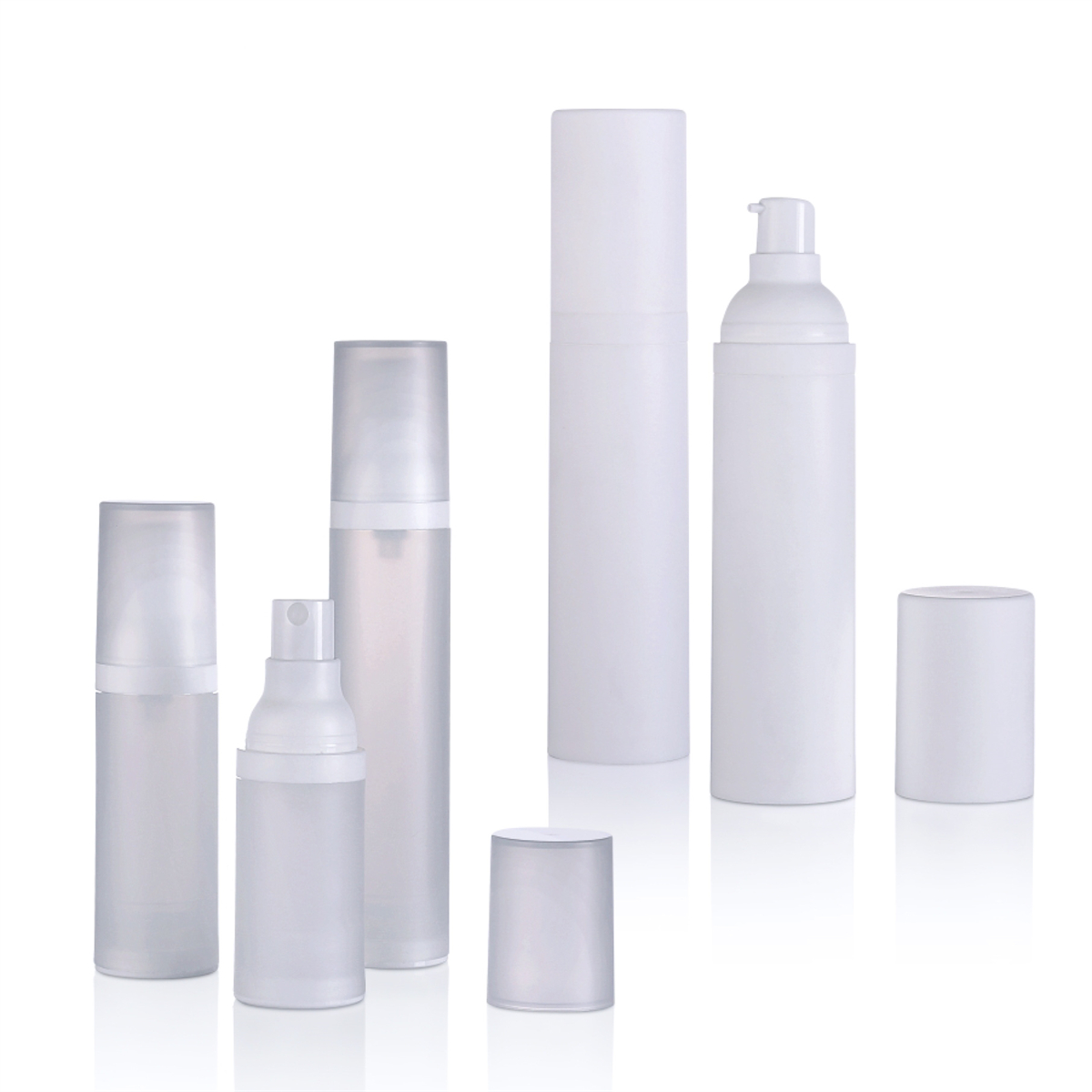 15ml 20ml 30ml 50ml 80ml Frosted Desktop airless bote pp emulsion bote spray fine mist table bote l13