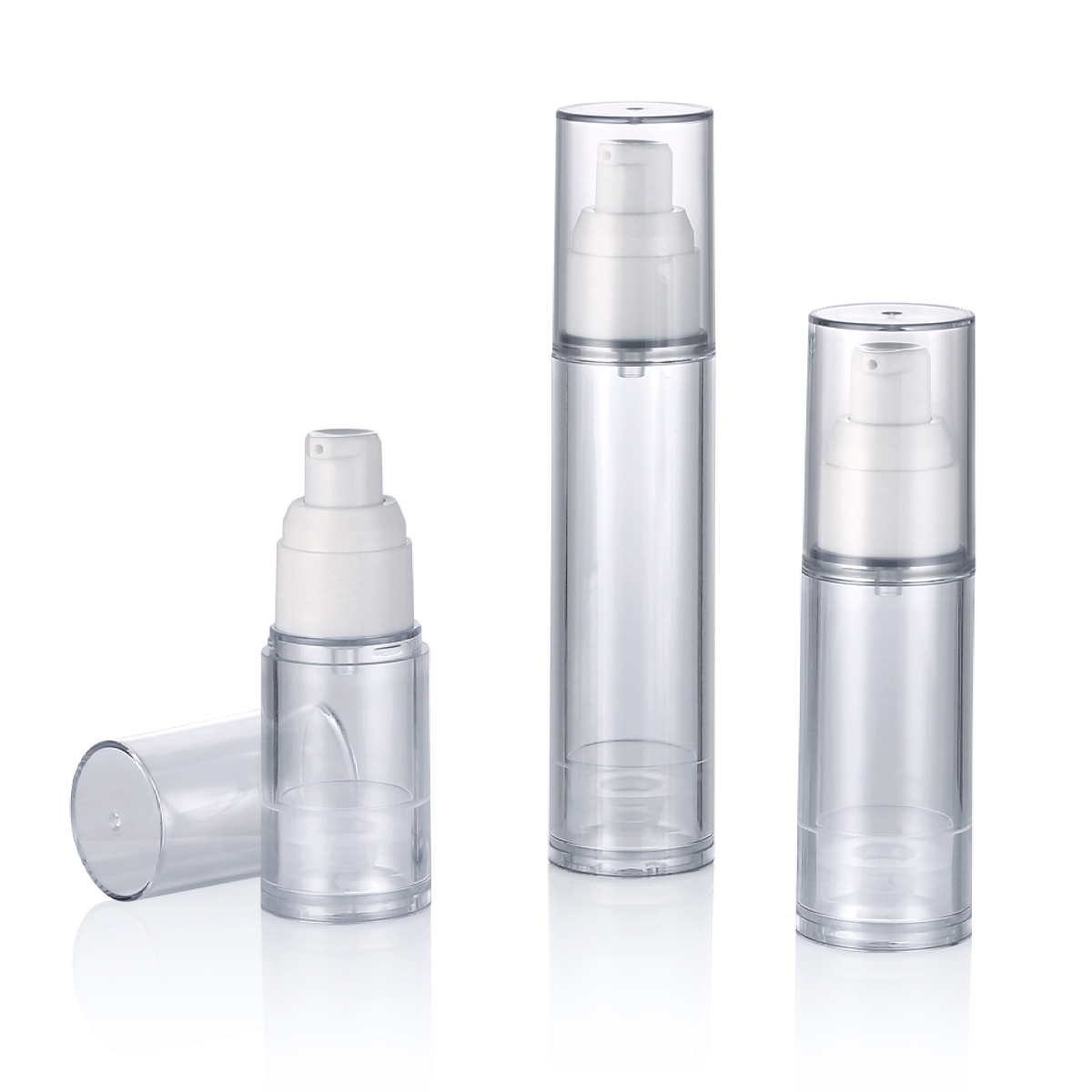 15ml 30ml 50ml bote airless pump pasadyang magagamit na vacuum spray bote airless cream bote na may pinong spray l01-1