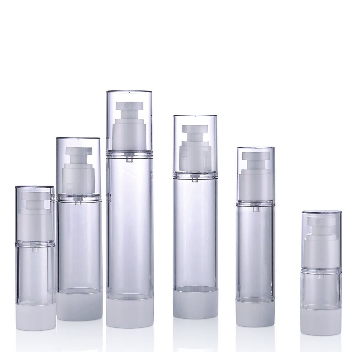 80ml 100ml vacuum airless mist S15ml 30ml 50ml 80ml 100ml 120ml manalangin pump transparent petg bote para sa skincare cream l02
