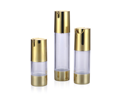 U-shaped airless lotion bote