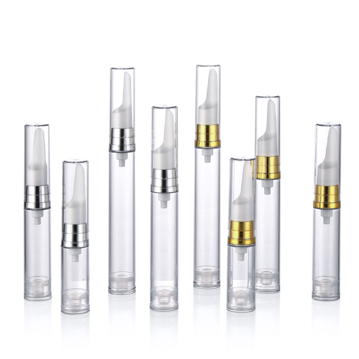 5ml 10ml 12ml 15ml walang laman na kosmetiko packaging eye cream emulsion pump airless bote y01