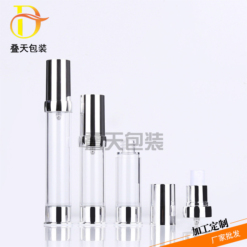 Perfume bote ng tagagawa ng Transparent Perfume Sub Bottle 15 20 30ml Cosmetic Water Vacuum Bottle Lotion Bottle